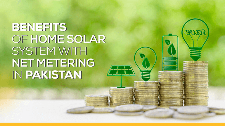 The article covers the benefits one can aval by installing a residential solar system with net metering facility in Pakistan.