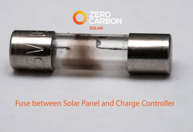 Fuse between solar panel and charge controller