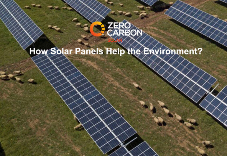 How solar panels help the environment?
