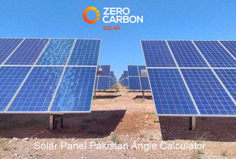 Solar Panel Pakistan Angle Calculator