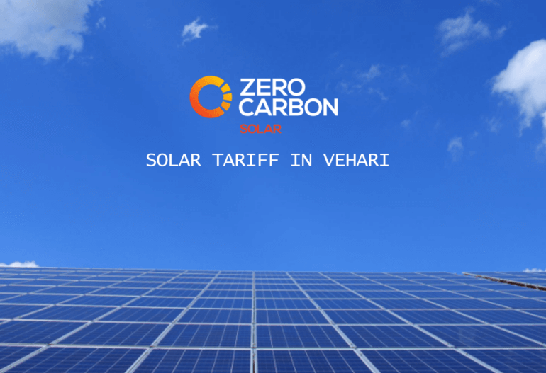 Solar Tariff in Vehari