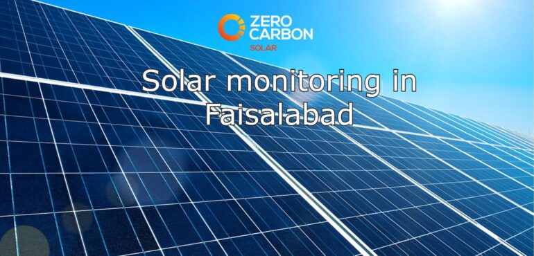 Solar monitoring in Faisalabad