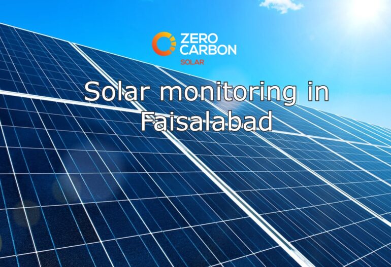 Solar monitoring in Faisalabad