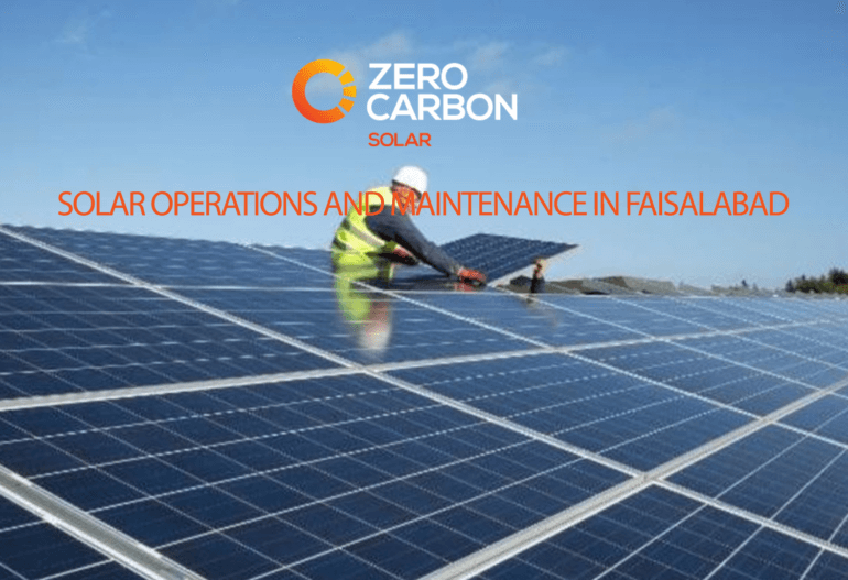 Solar operations and maintenance in Faisalabad
