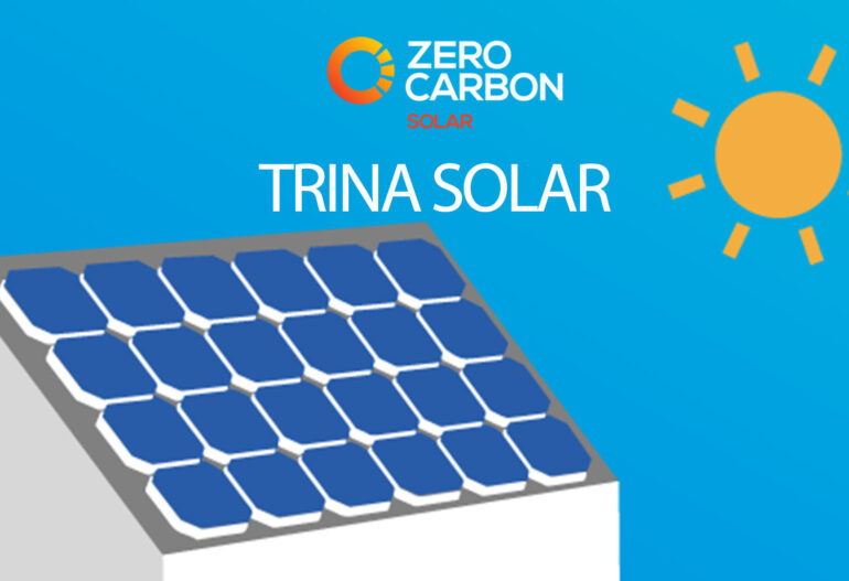 Trina Solar Panel - Zero Carbon