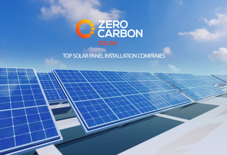 Top solar panel installation companies