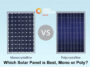 Which solar panel is best mono or poly