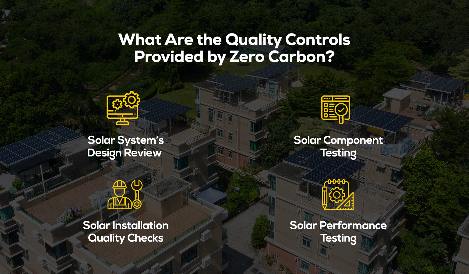 What Are the Quality Controls Provided by Zero Carbon? 