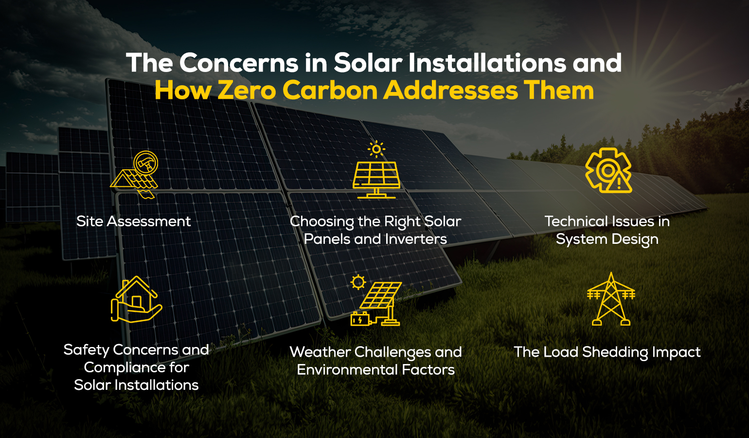 The Concerns in Solar Installations and How Zero Carbon Addresses Them 
